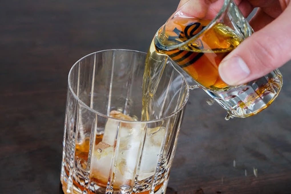 Whiskey Cocktail pouring Jameson