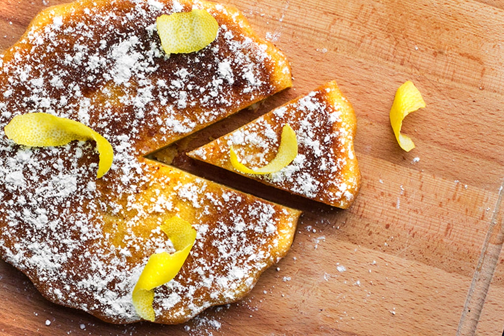 peach lemon cake