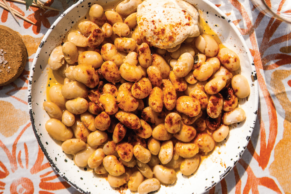 Dreamy White Beans with Smoky Mayo