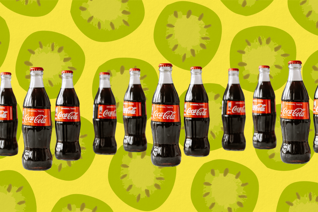 yellow coca cola caps