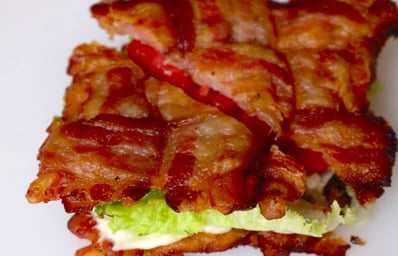 bacon weave blt