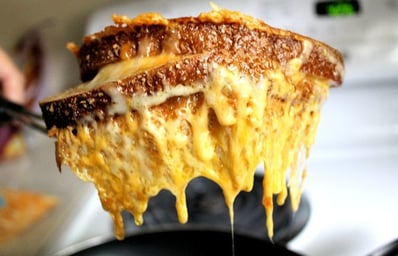 Cheese Encrusted Grilled CheeseKylie Kinder