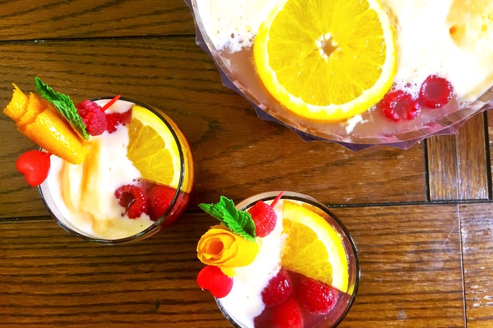Rainbow Sherbet Punch