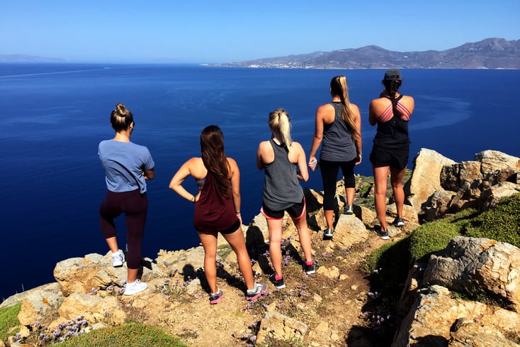 group hikers