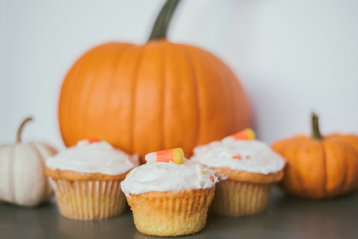 Candy Corn Cupcakes