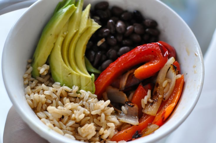 Black Bean and Brown Rice Bowl