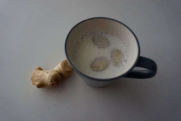 Hot Ginger Milk