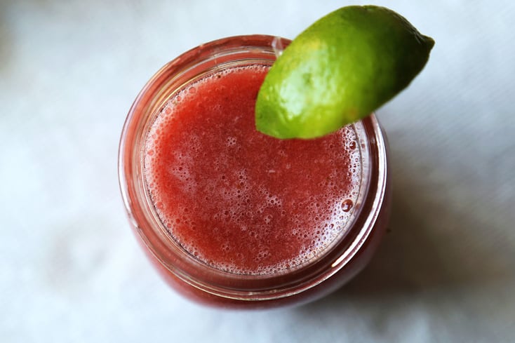 Strawberry & Lime Margaritas