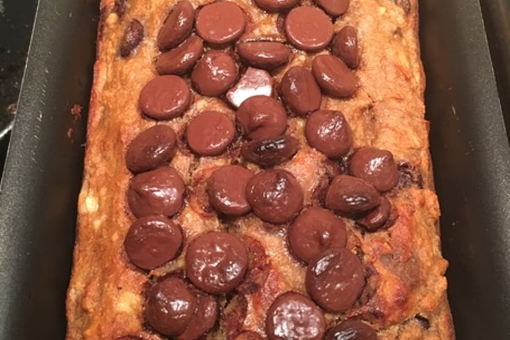 Paleo Cinnamon Chocolate Chip Banana Bread