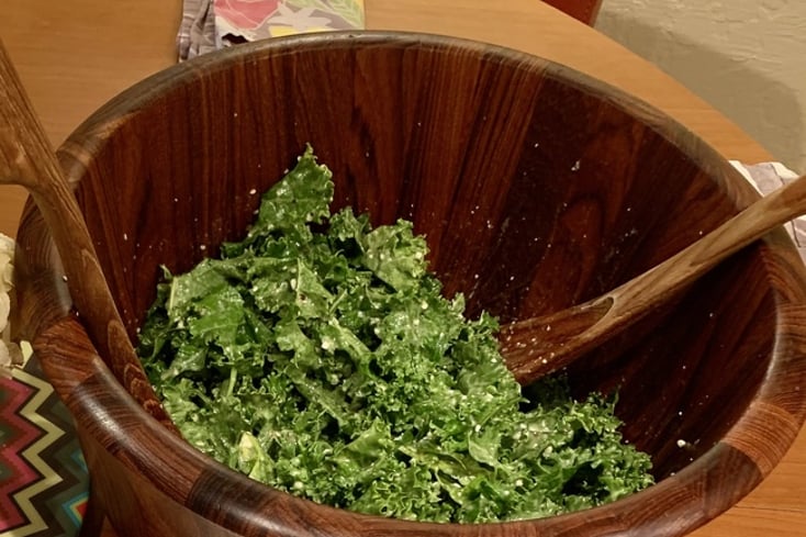 Kale Caesar Salad