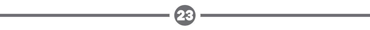 A grey and white banner with the number 24 on it.
