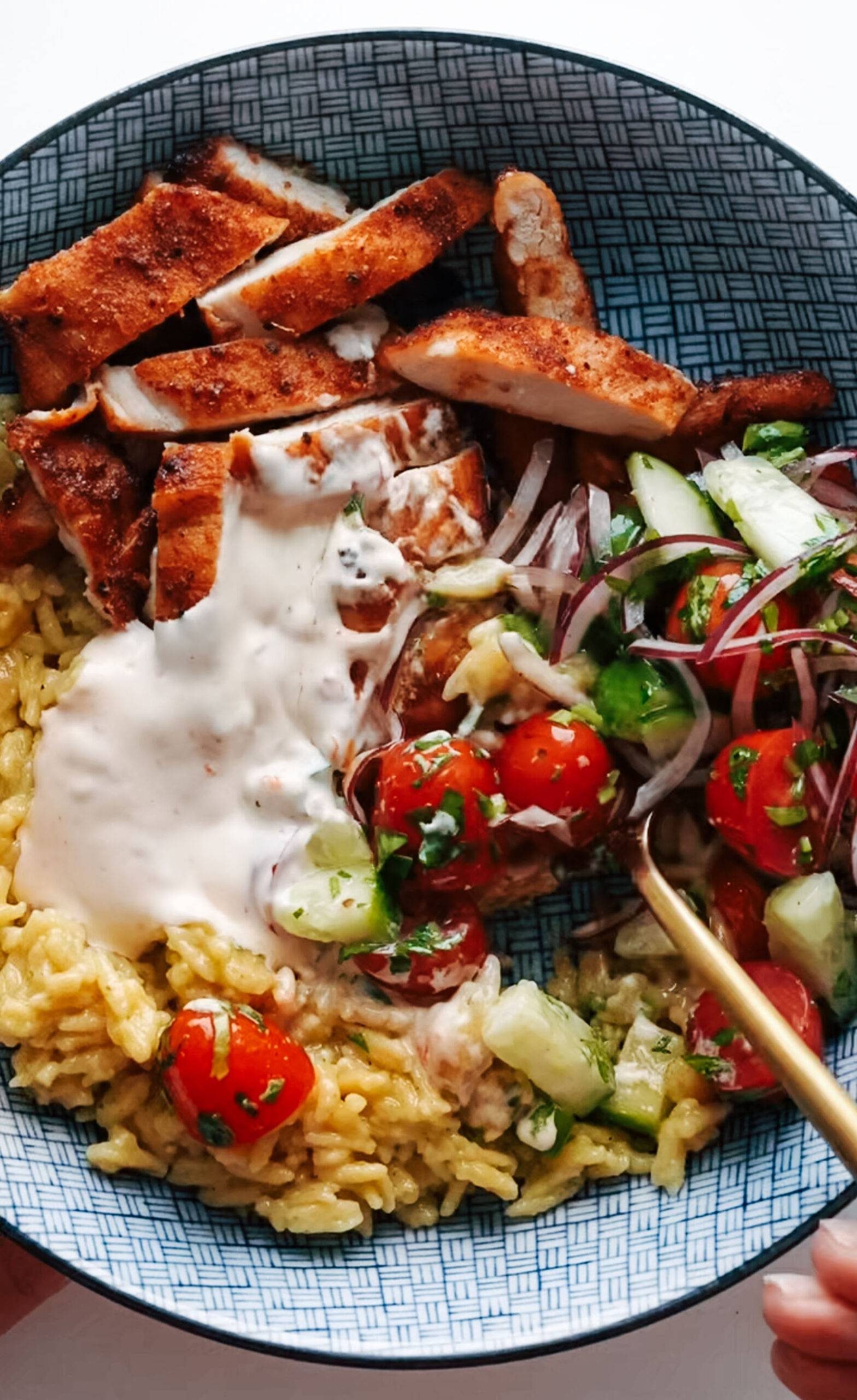 Banza chicken bowls.