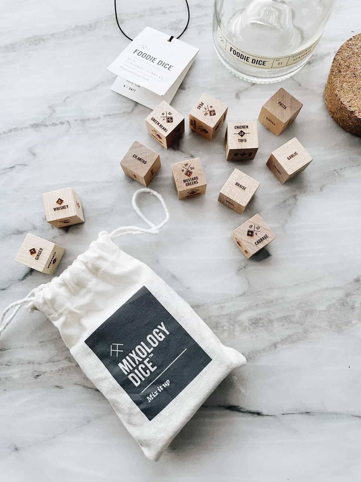 Mixology dice