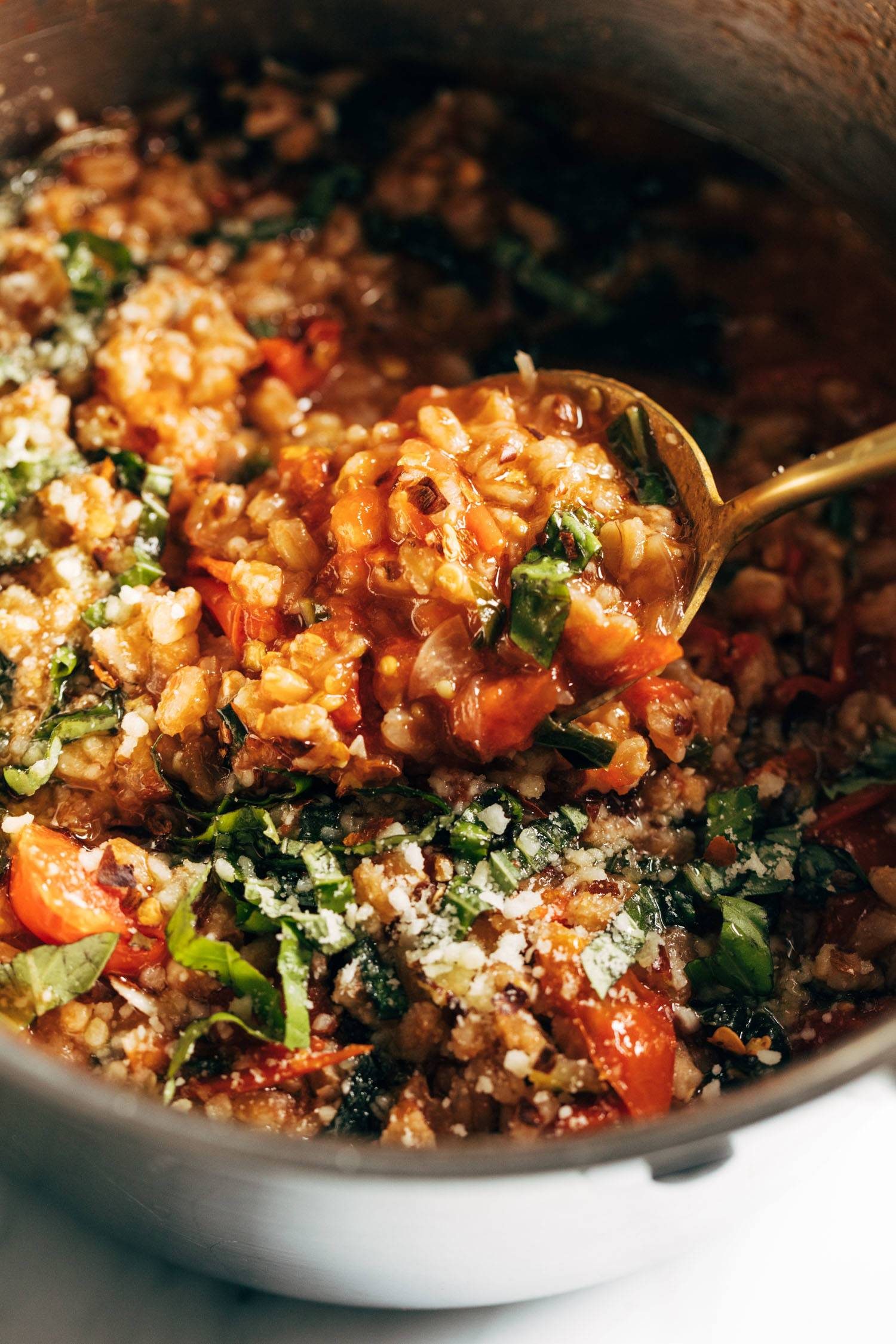 One pan farro.