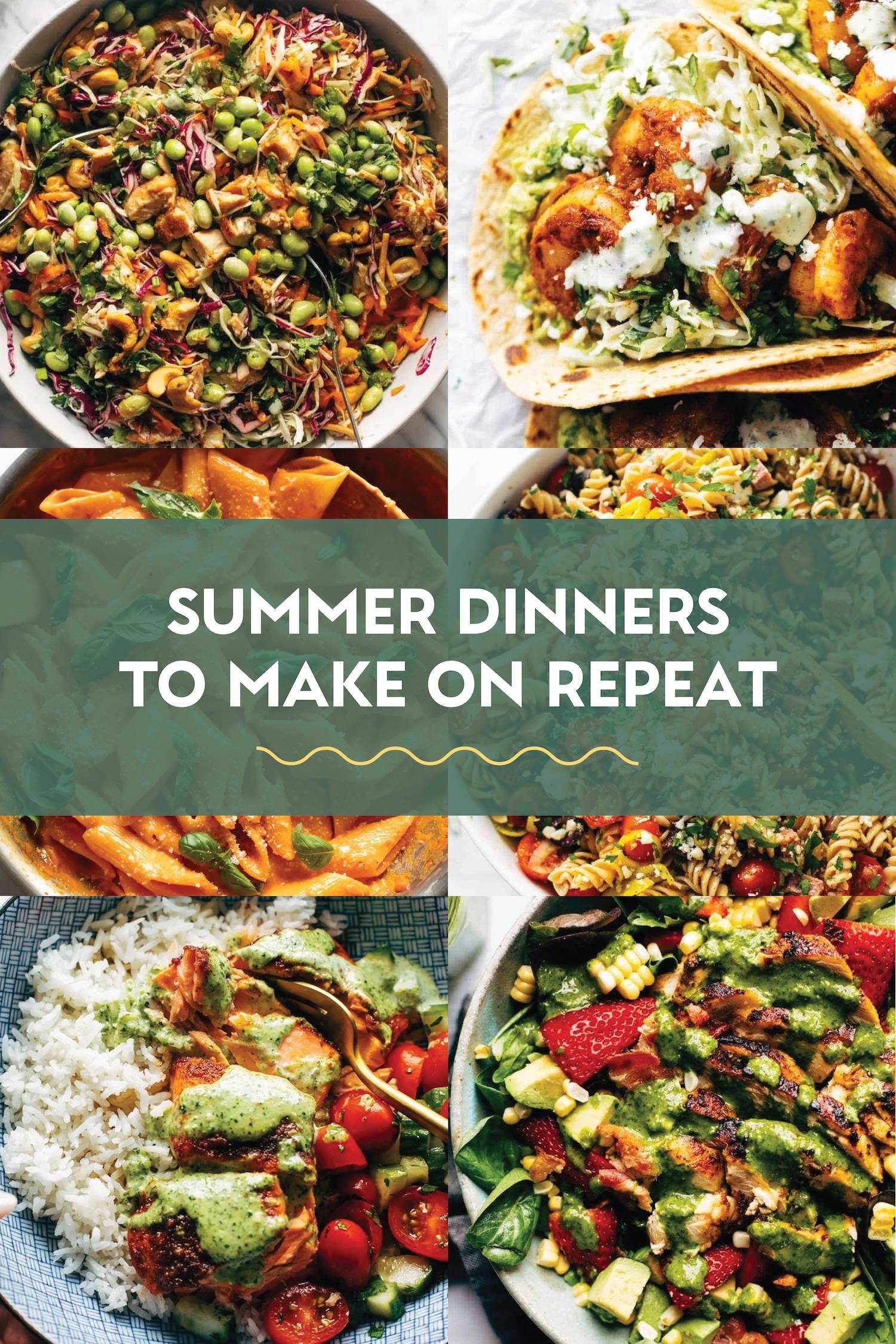 Summer dinners.